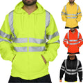 Men's Reflective Fleece-Lined Work Hoodie