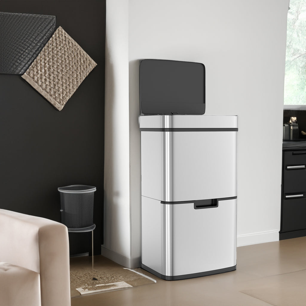 Foldable Stainless Steel Trash Can