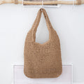 Woven Handheld Shoulder Tote Bag