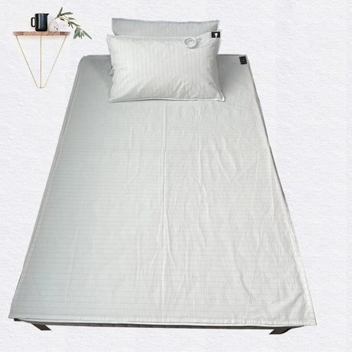 Anti-Static Silver Fiber Bed Sheet Set