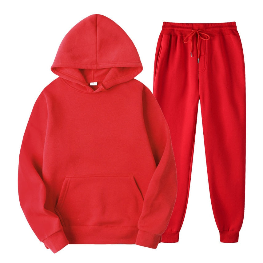 Men's Two-Piece Hoodie & Sweatpants Tracksuit