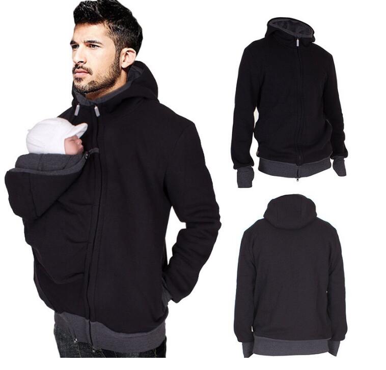 Maternity Baby Carrier Zip-Up Hoodie