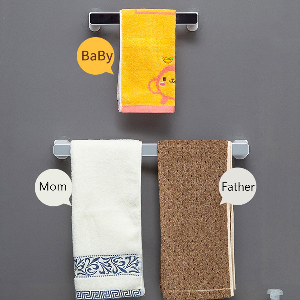 No-Drill Nordic Minimalist Towel Bar - alternate view