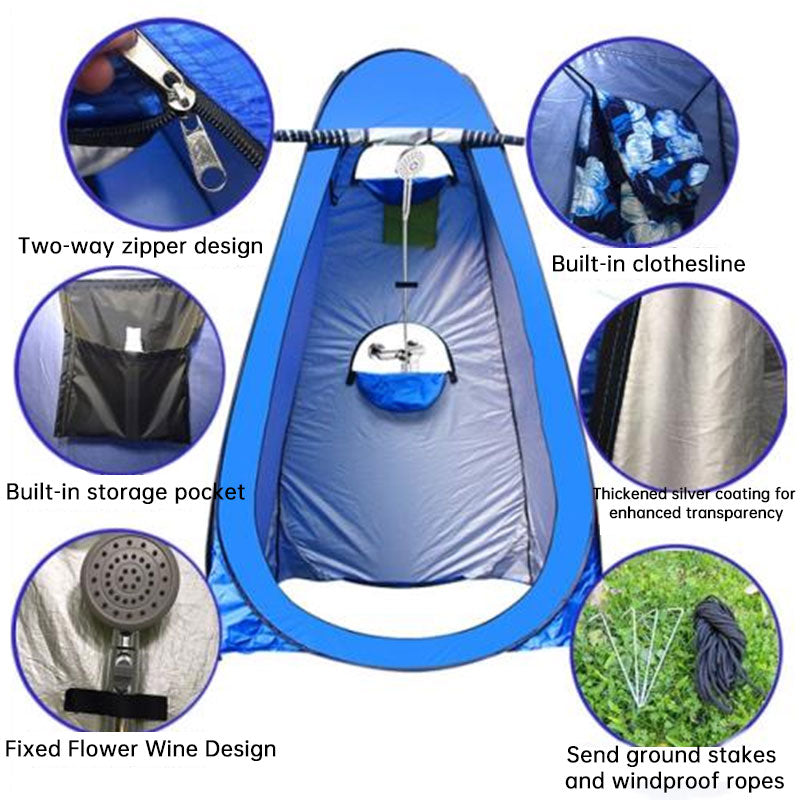 Pop-Up Privacy Tent for Camping
