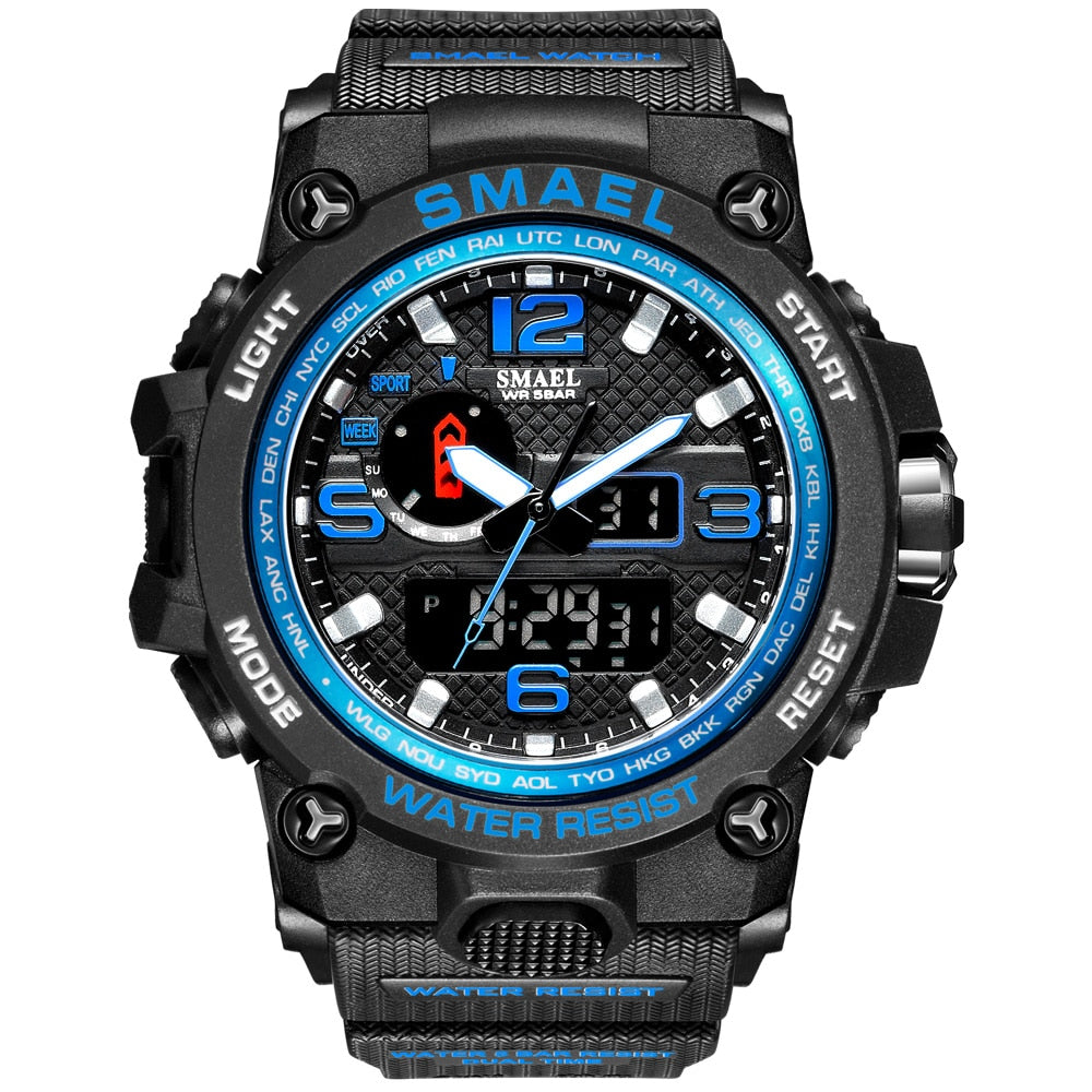 Men's Military Sport Watch, 50M Waterproof
