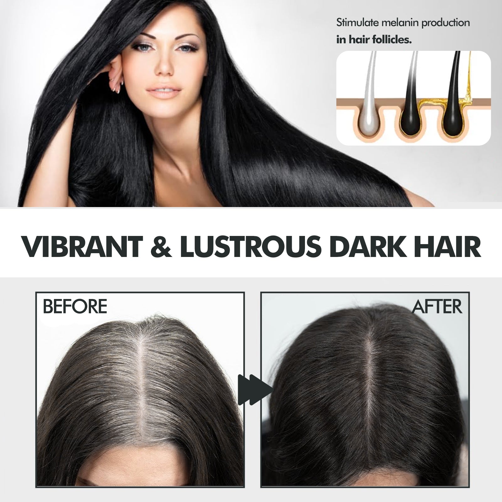 Natural Hair Darkening Spray