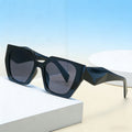 Wide-Temple Cat-Eye Sunglasses