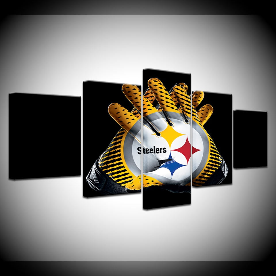 5-Piece Football Canvas Wall Art Set