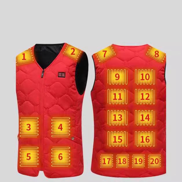 USB Heated Vest, Adjustable Warmth