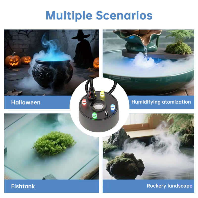 USB Ultrasonic Mist Maker Fogger | Pond, Fountain, Fish Tank & Landscape Humidifier