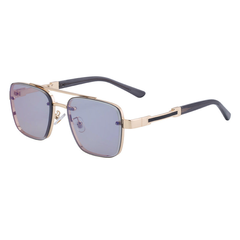 Retro Square Frame Sunglasses for Men