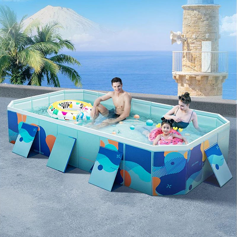 Foldable Rectangular Family Swimming Pool