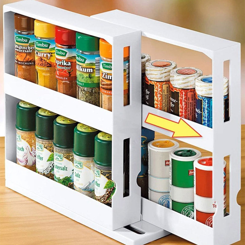 Rotating Cabinet Spice Organizer