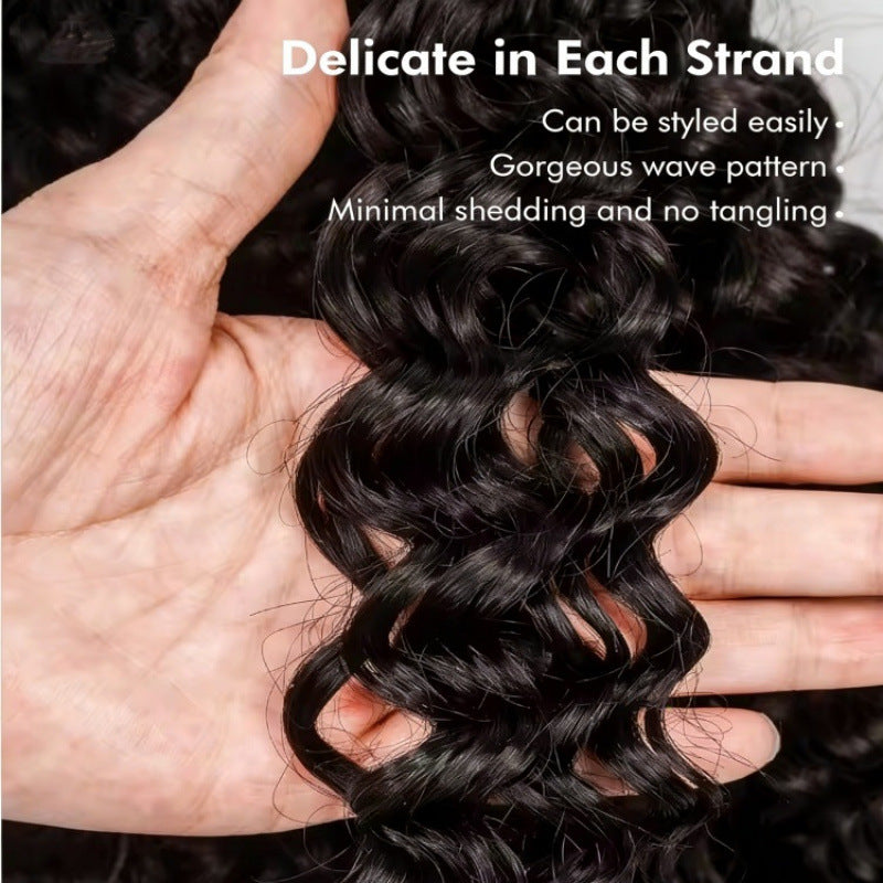Crochet Human Hair Extensions, Feather Weave