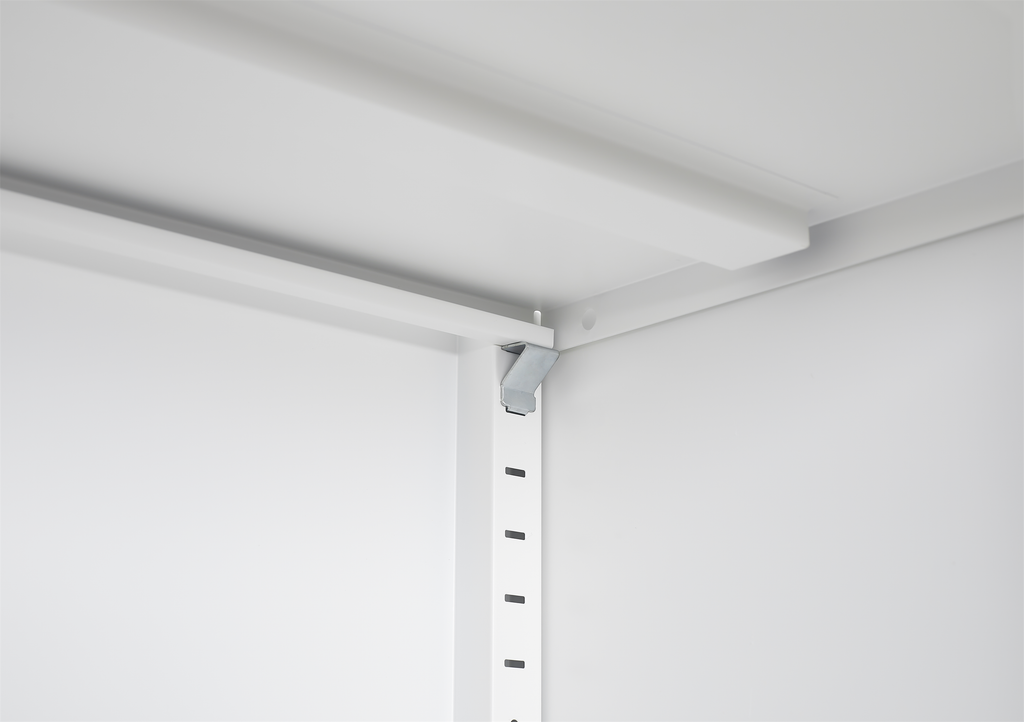 White Metal Kitchen Pantry Cabinet