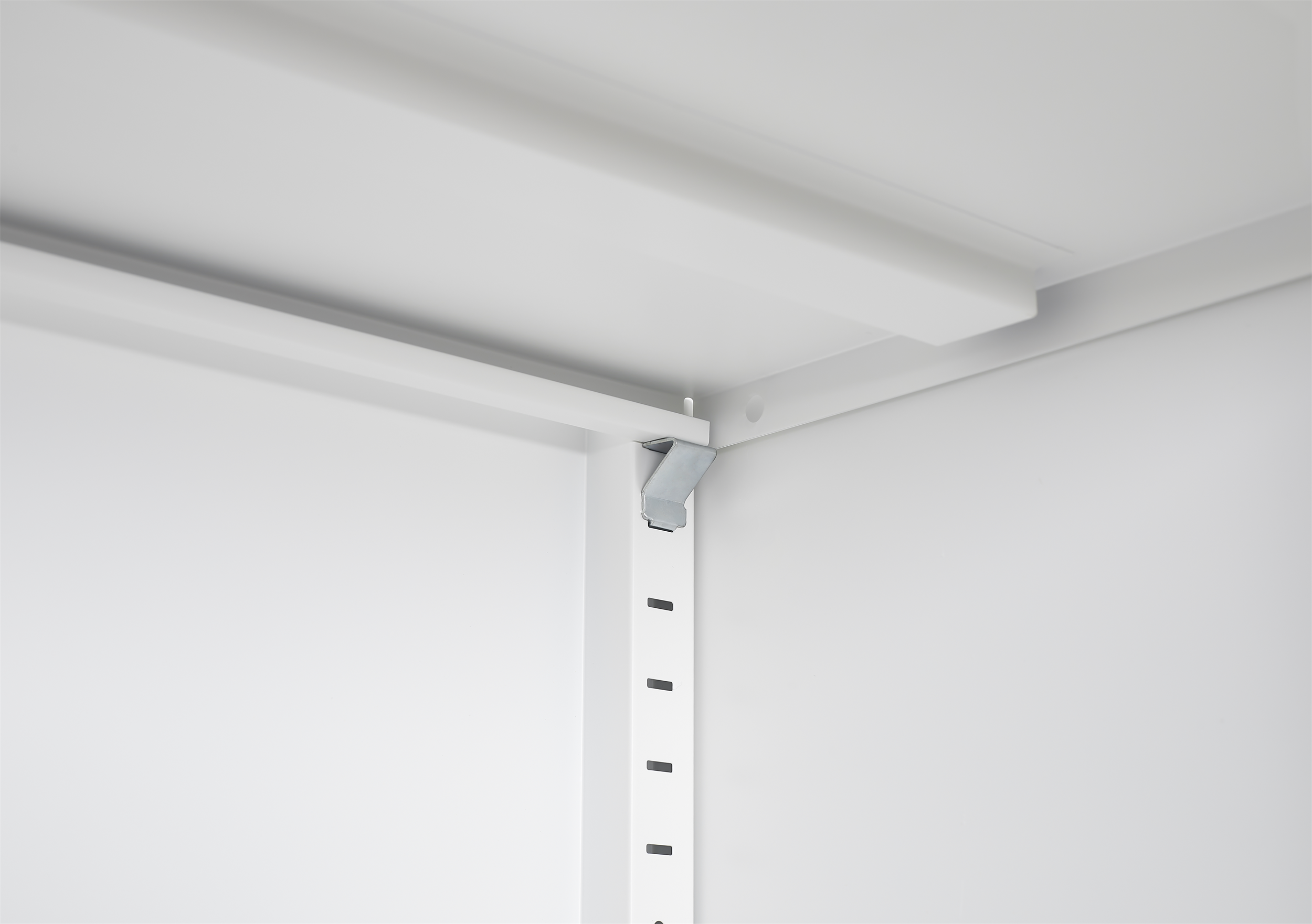 White Metal Kitchen Pantry Cabinet