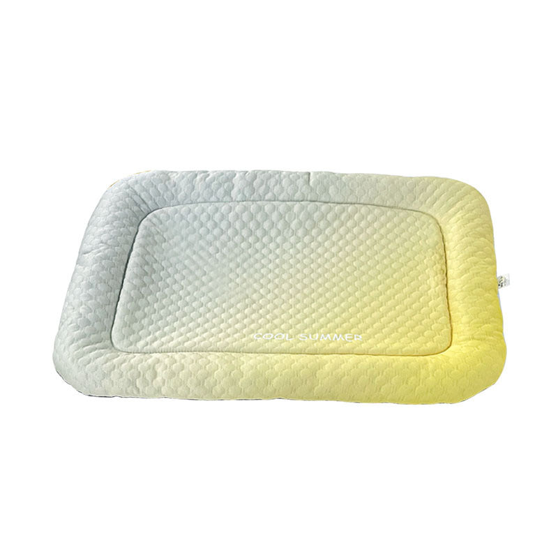 Summer Cooling Pet Pad | Breathable Cold-Silk Ice Mat | Gradient Colors | S/M/L