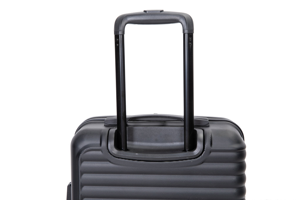 20" Carry-on Luggage Lightweight Suitcase, Spinner Wheels, Black