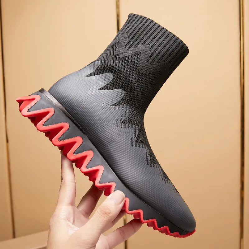 Knit Sock Platform Sneakers - alternate view