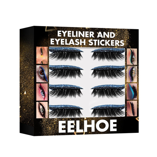 3D Glitter Self-Adhesive Eyeliner Sticks - alternate view