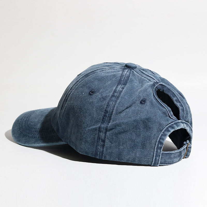 Curved-Brim Snapback Sun Hat