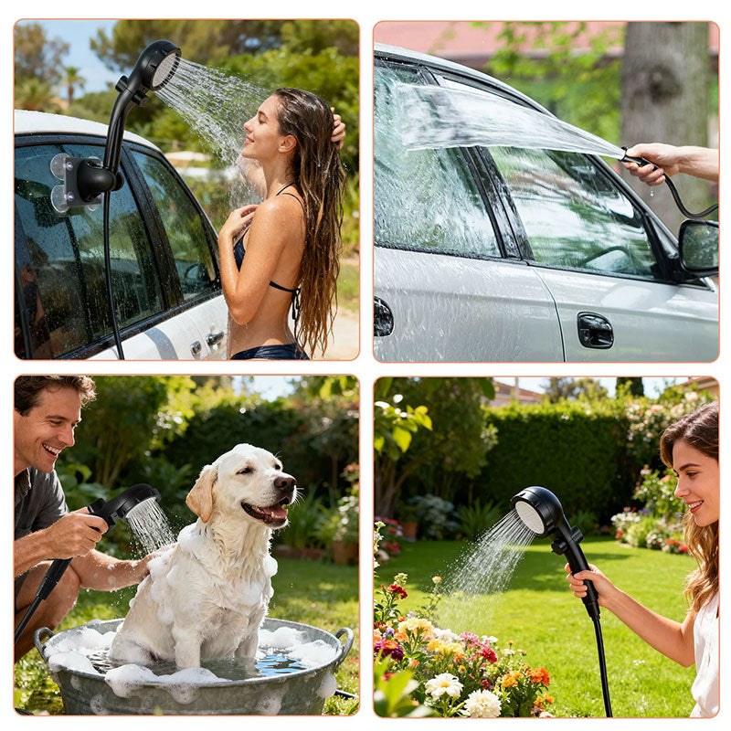 Portable Rechargeable Outdoor Shower Kit - alternate view