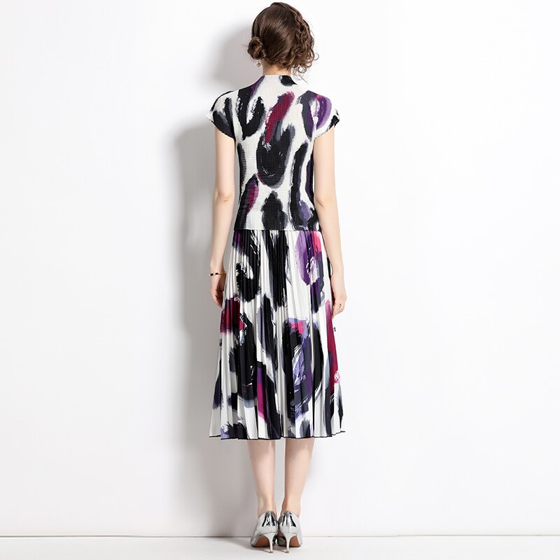 Slim-Fit Mid-Length Summer Suit Dress - alternate view