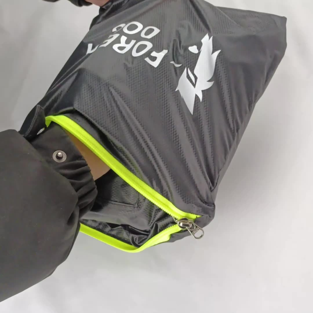 Lightweight Hooded Outdoor Rain Poncho