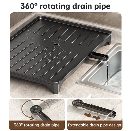 2-Tier Kitchen Dish Drying Rack - alternate view