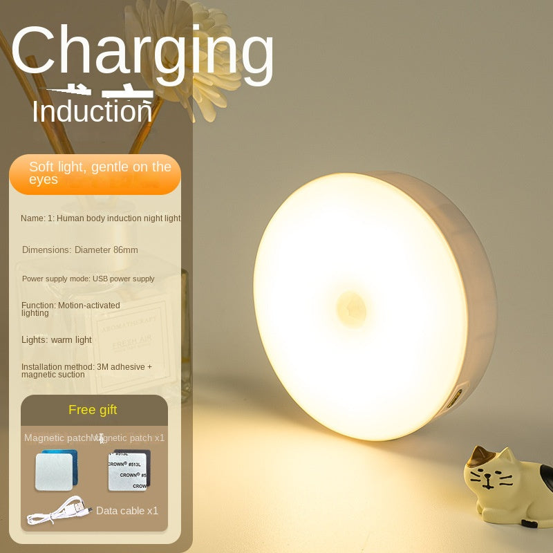 Smart Motion-Sensor Night Light with Wireless Charging - detail view