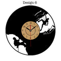 Vinyl Record-Style Wall Clock