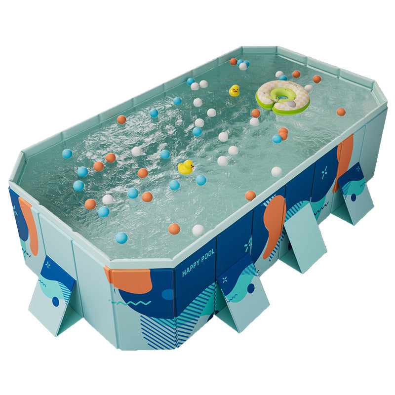 Foldable Rectangular Family Swimming Pool