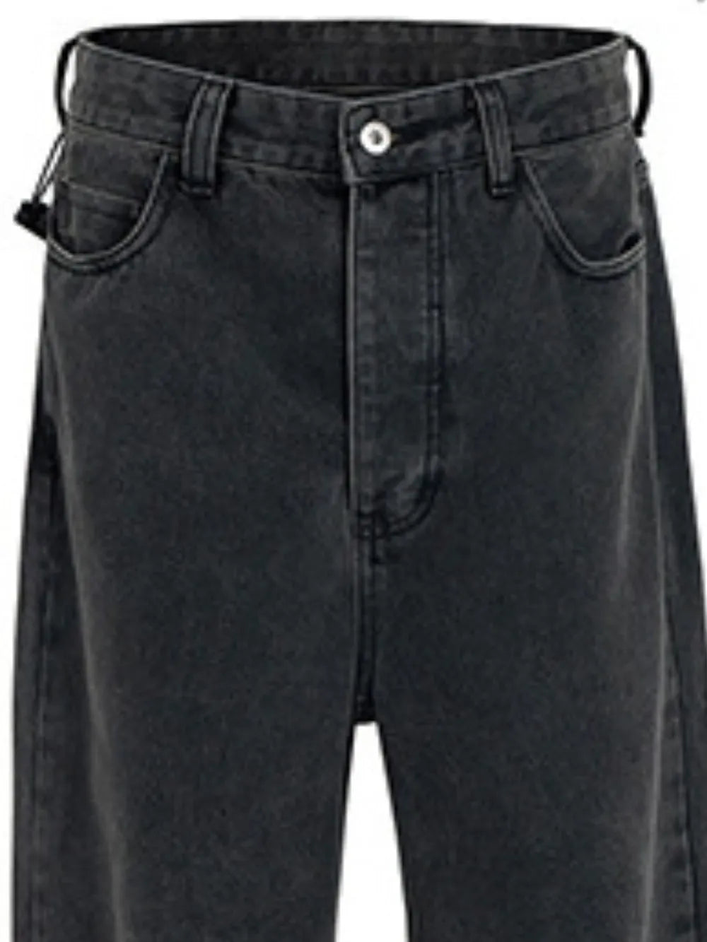 Men's Wide-Leg Jeans - detail view