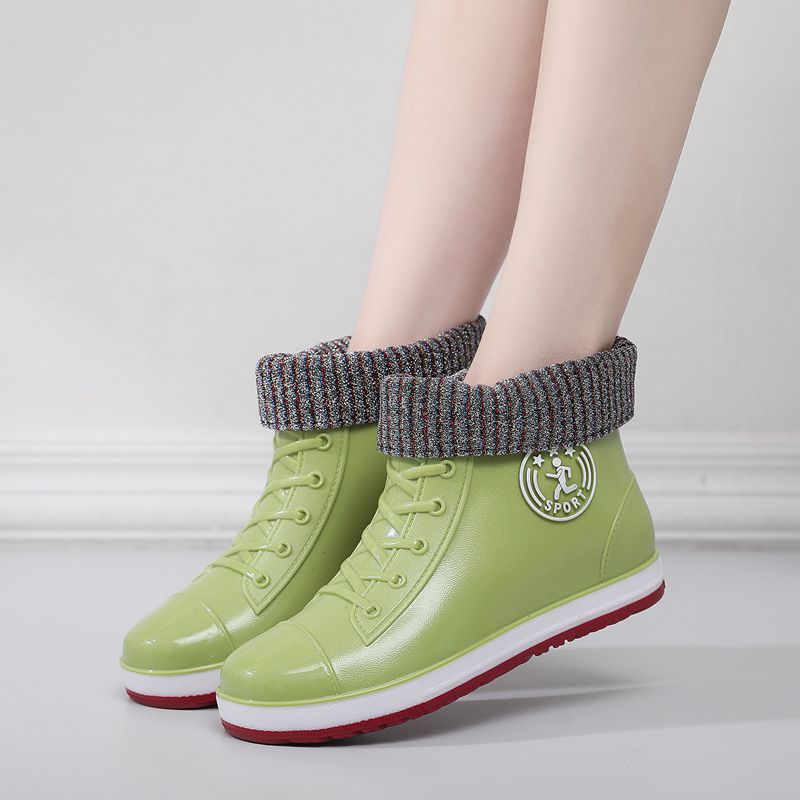 Women's Short Tube Waterproof Rain Boots