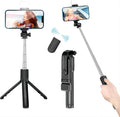 Selfie Stick with Fill Light & Wireless Remote