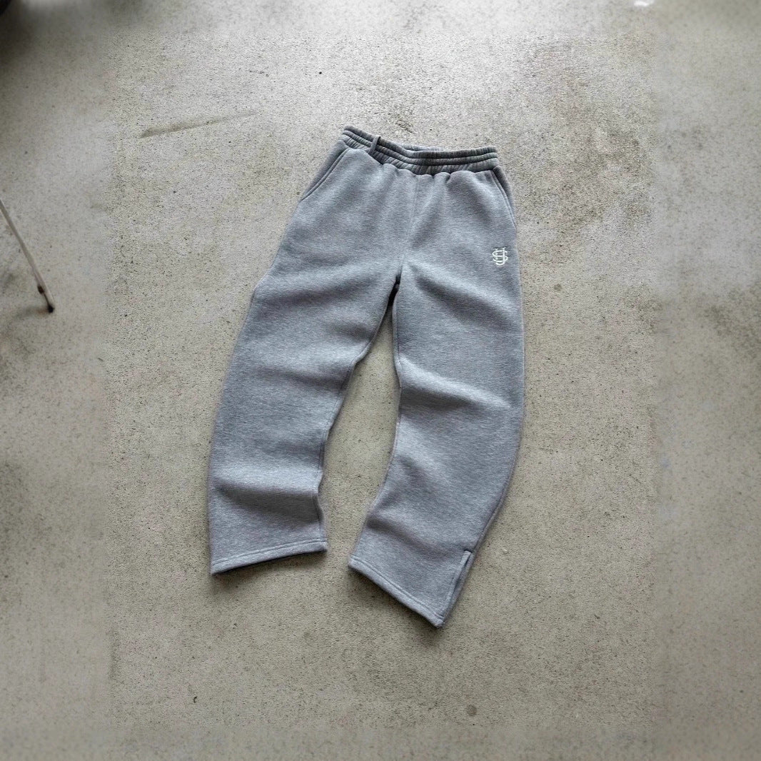 Casual Embroidered Wide-Leg Pants - detail view