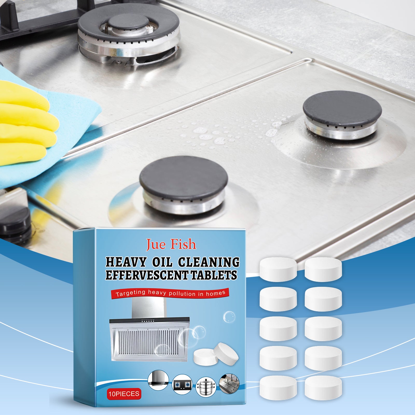 Kitchen Grease Cleaning Tablets - alternate view