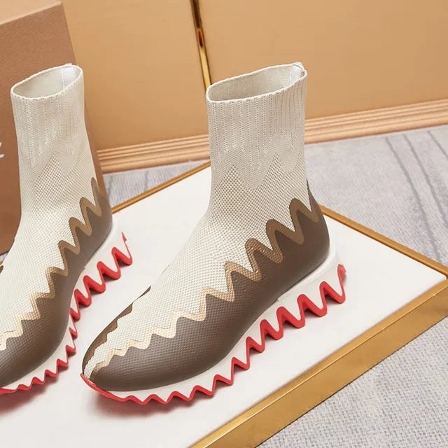 Knit Sock Platform Sneakers
