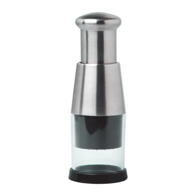 Stainless Steel Garlic Press - detail view