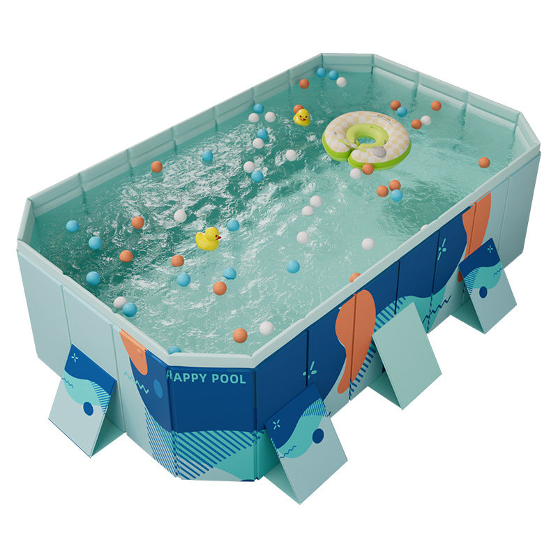 Foldable Rectangular Family Swimming Pool