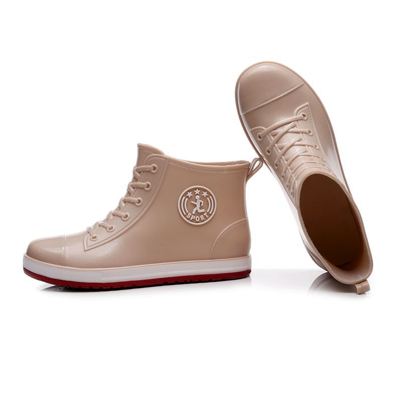 Women's Short Tube Waterproof Rain Boots - alternate view