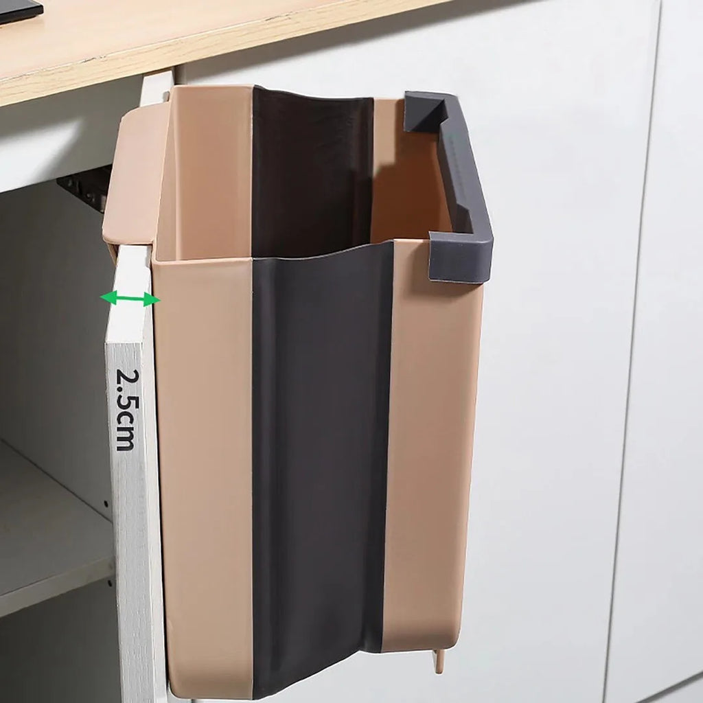 Foldable Portable Trash Can - detail view