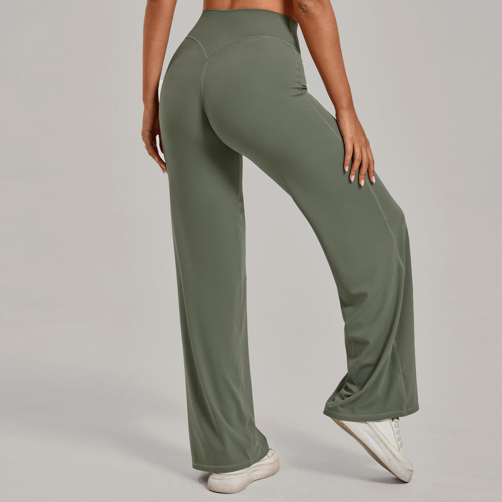 High-Waist Straight-Leg Yoga Pants