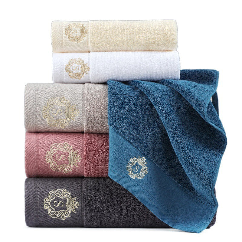 3-Piece Pure Cotton Bath Towel Gift Set