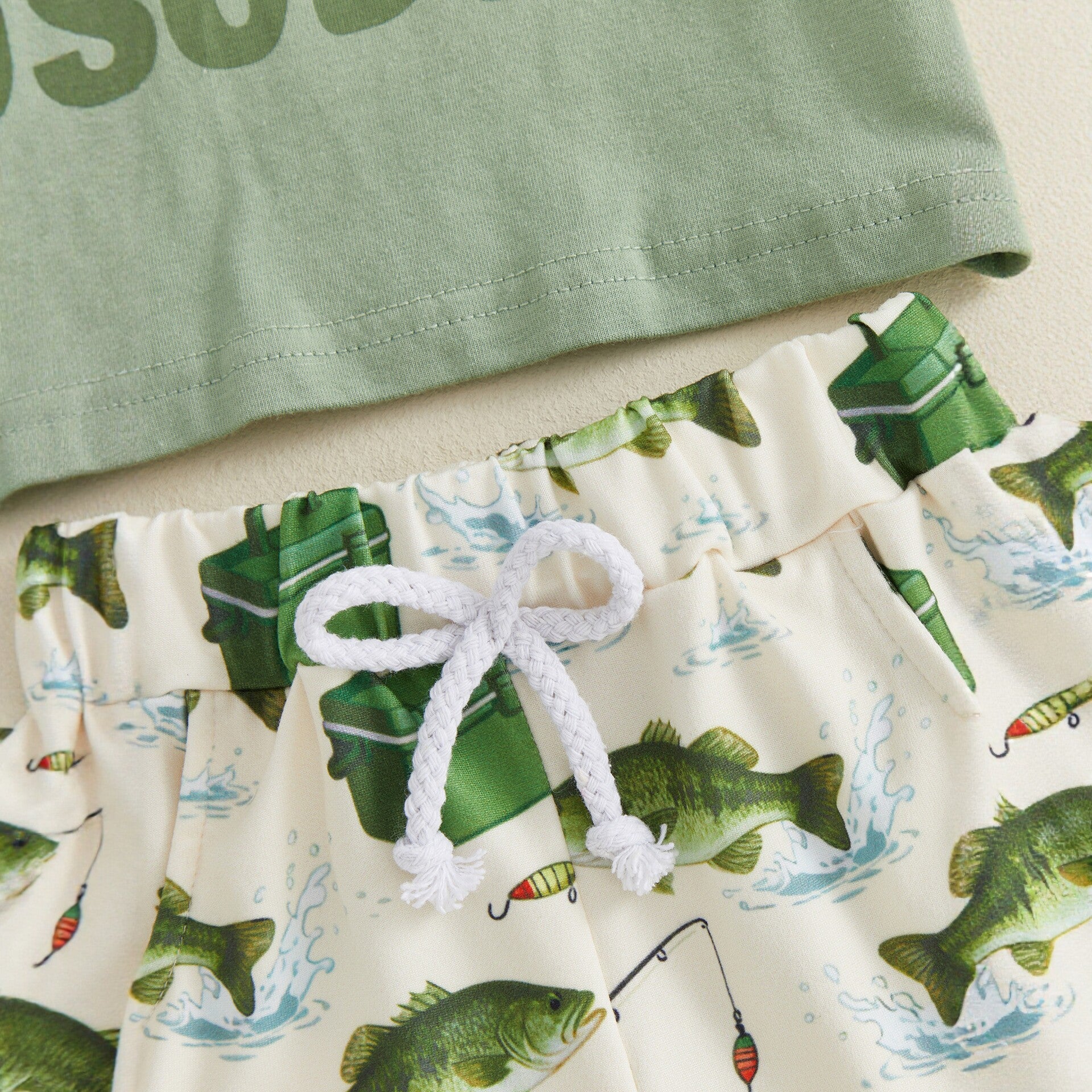 Boys' Fishing Theme Two-Piece Set - alternate view