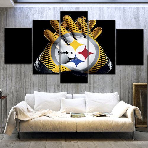 5-Piece Football Canvas Wall Art Set