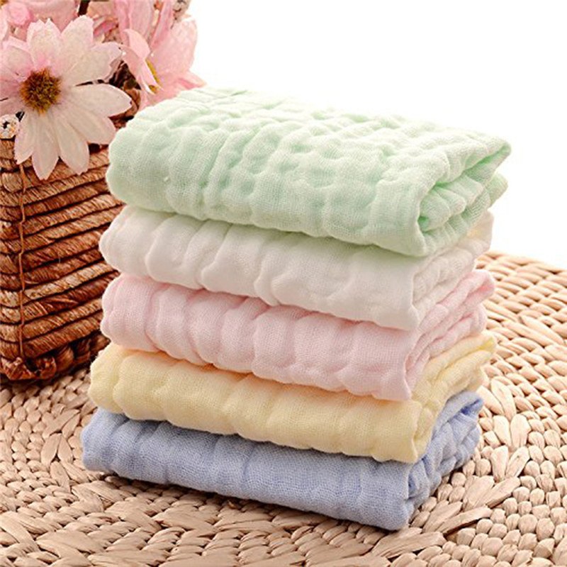 Cotton Gauze Baby Bath Towel - detail view