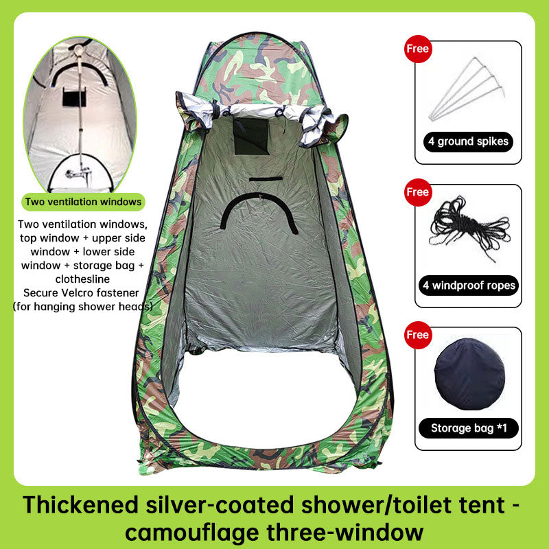 Pop-Up Privacy Tent for Camping
