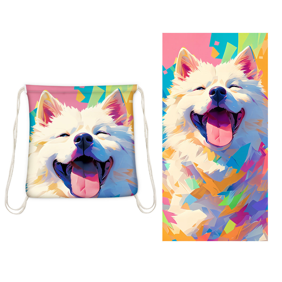 Foldable Two-in-One Beach & Bath Towel