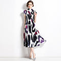Slim-Fit Mid-Length Summer Suit Dress